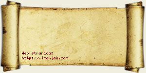 Tatjana Odalović vizit kartica